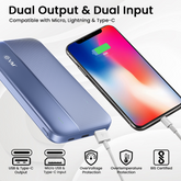 EVM EnBolt 10000 mAh Power Bank with 22.5W QC+PD, Type-C Charging, Dual Output & Dual Input P0208